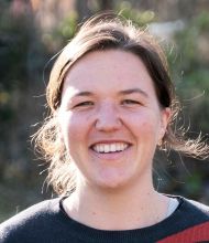 Annalena T. im WG-Garten in Zürich-Wollishofen