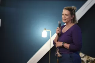 Bild von Marah am Ting Geschichten Event in Zürich